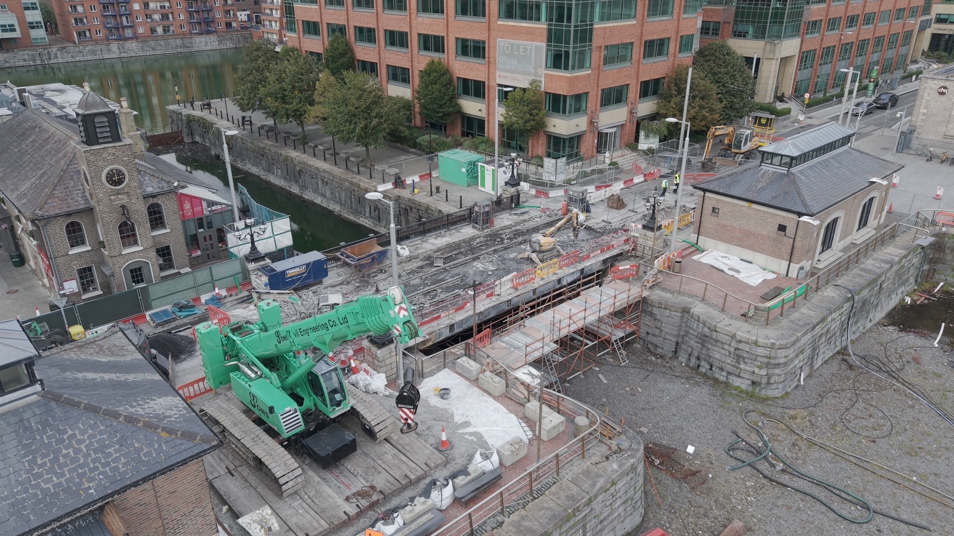 George's Dock Bridge Fire