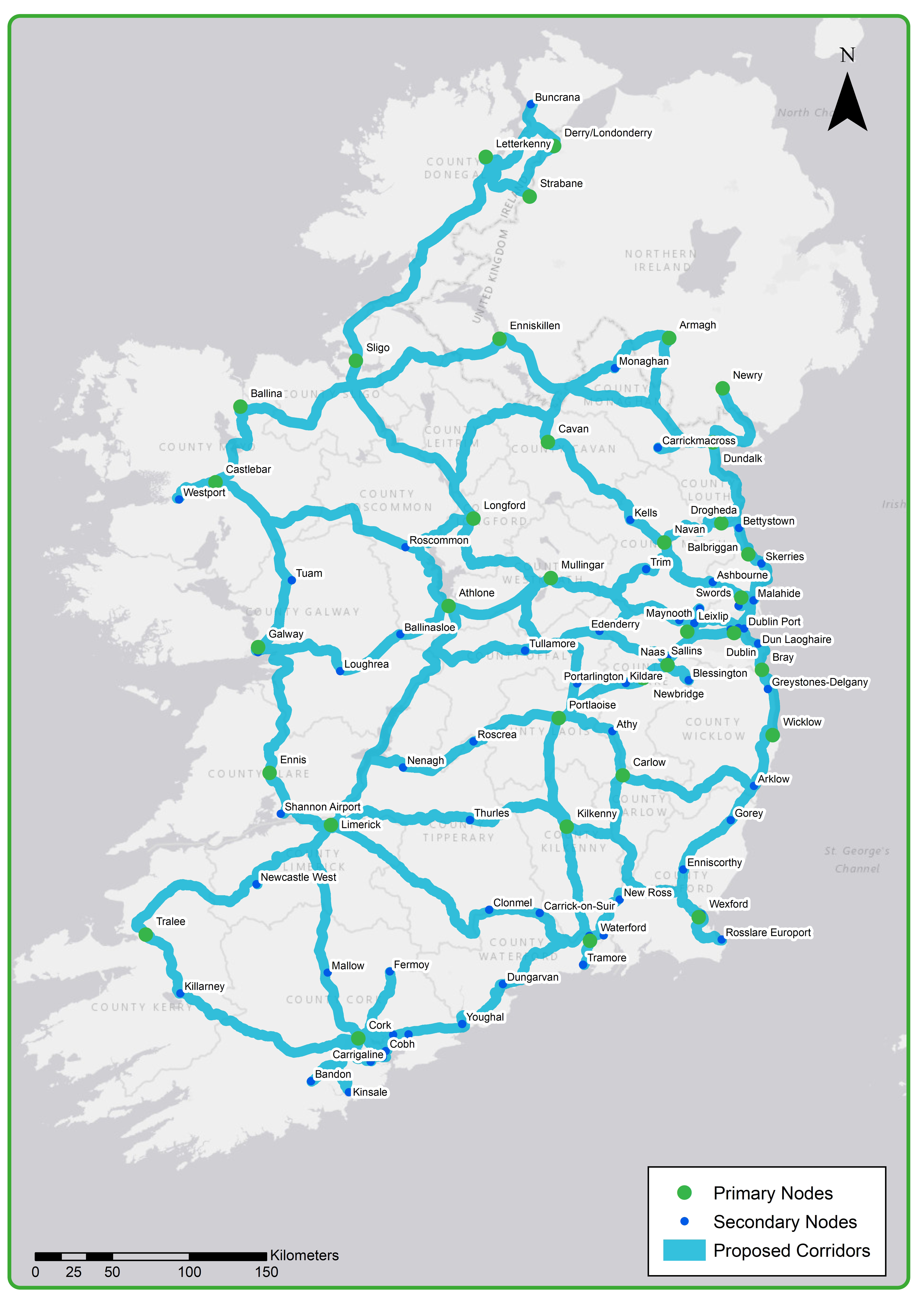 aecom tii report graphic design national cycle network plan